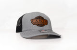 Cameo Leather Patch Mesh Truck Hat