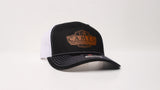 Cameo Leather Patch Mesh Truck Hat